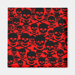 Imán Calaveras y hueso cruzado