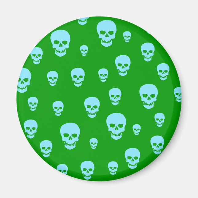 Imán Calaveras y huesos cruzados (Frente)