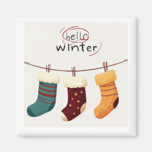 Imán calcetines de Navidad regalos