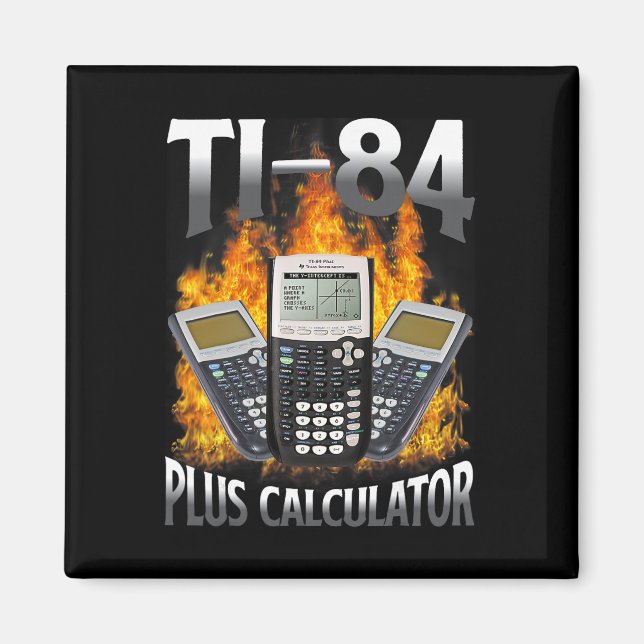 Imán Calculadora Ti-84 Plus Profesor de Matemáticas Div (Frente)