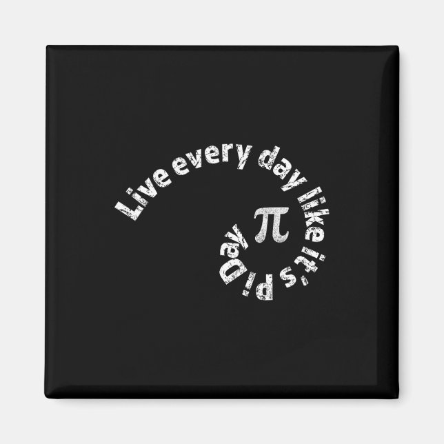 Imán Cálculo De Matemáticas De Día Pi Cada Día Rata De  (Frente)