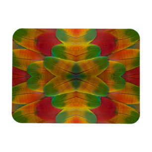 Imán Caleidoscopio de loro de Macao