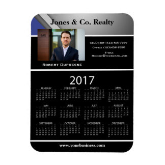 Imán Calendario 2017 de publicidad comercial/promoción