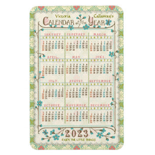 Imán Calendario 2023 (Consulte Descripción de la versió