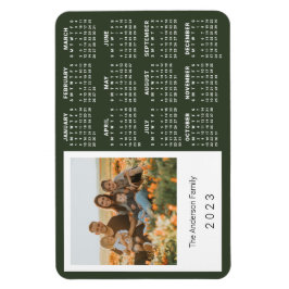 Imán Calendario 2023 Foto instantánea de época personal
