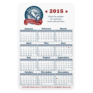 Imán Calendario de 2015