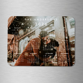 Imán Calendario de foto personalizada por personalizado