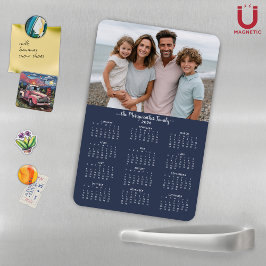 Imán Calendario de fotos familiares personalizadas de l