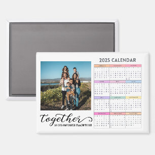 Imán Calendario de Fotos Personalizadas 2025