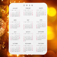 Calendario de frigorífico de cocina negro y blanco