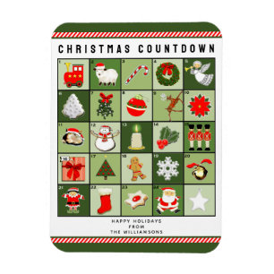 Imán calendario de publicidad personalizado