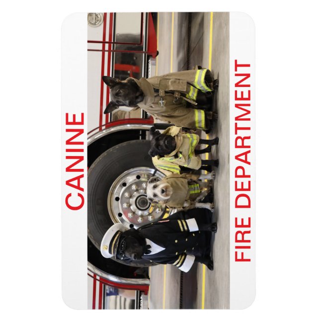 Imán Calendario del Departamento de Bomberos de Canaria (Vertical)