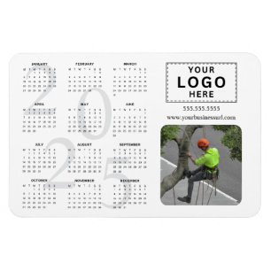 Imán Calendario del logotipo de la foto mensual de 2025