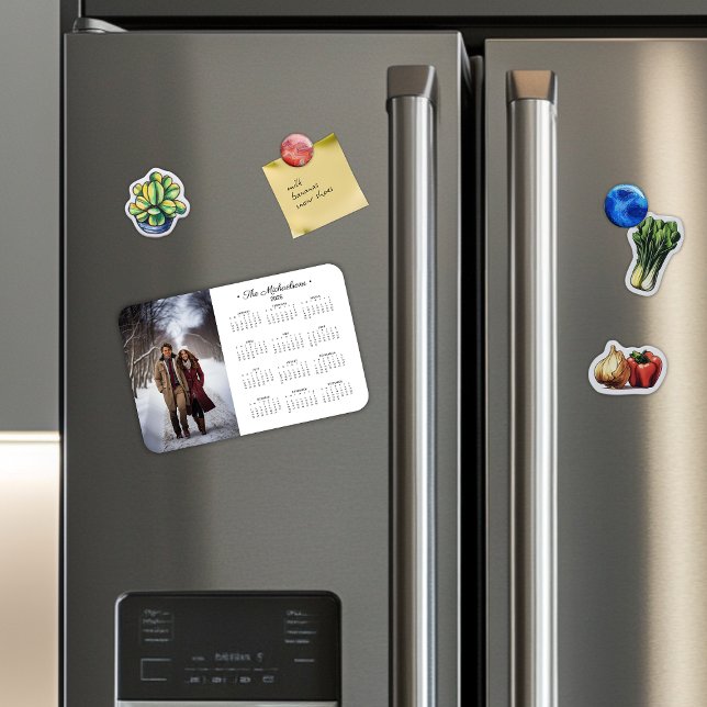 Imán Calendario fotográfico simple de 2025 (Subido por el creador)