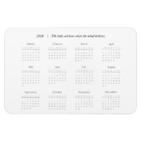 Calendario Magnético de Cota Personalizada 2026