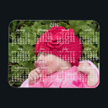 Imán Calendario magnético de pequeño Personalizado 2016<br><div class="desc">Calendario magnético personalizado pequeño 2016 (anual) impreso en imán de fotos flexible (3 pulgadas por 4 pulgadas) con foto de personalizable - puedes agregar tu foto</div>