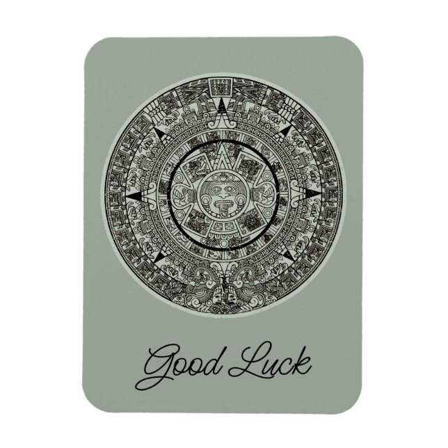 Imán Calendario maya 1 azteca mexicano de soles aztecos (Vertical)