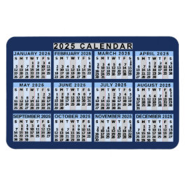 Imán Calendario mensual de 2023 años Fácil de leer