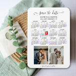 Imán Calendario minimalista 2 Foto 2024 Guardar la fech<br><div class="desc">Minimalista Calendario de 2024 'Save the Date' Magnet con el calendario anual de 2024 con 2 hermosas fotos. Hágale saber a su familia, amigos y colegas que ha fijado una fecha para la celebración de su boda con este elegante imán. Para mover el marcador en forma de corazón dorado >...</div>