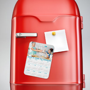Imán Calendario personalizado para abuela y nietos 2024