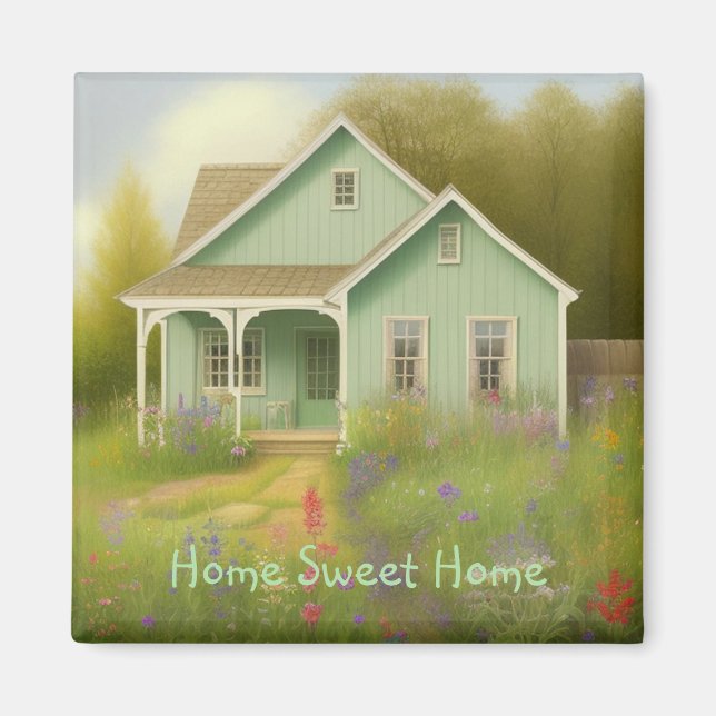 Imán Calentamiento de casas en la Casa Verde (Frente)