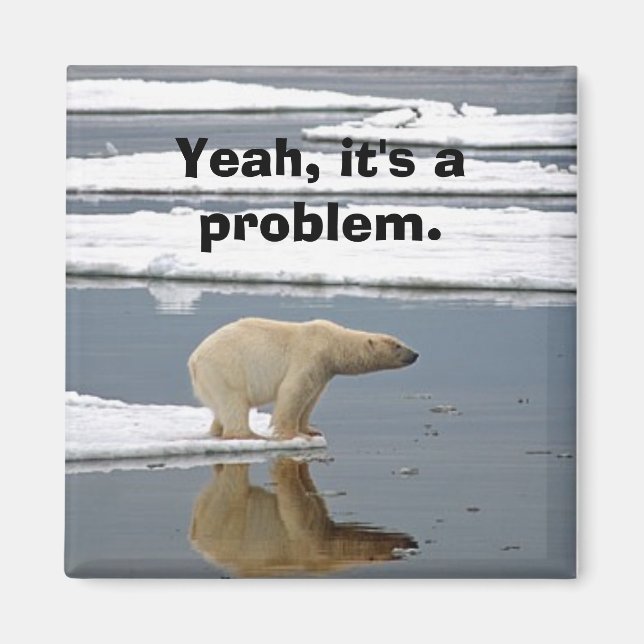 Imán Calentamiento global (Frente)