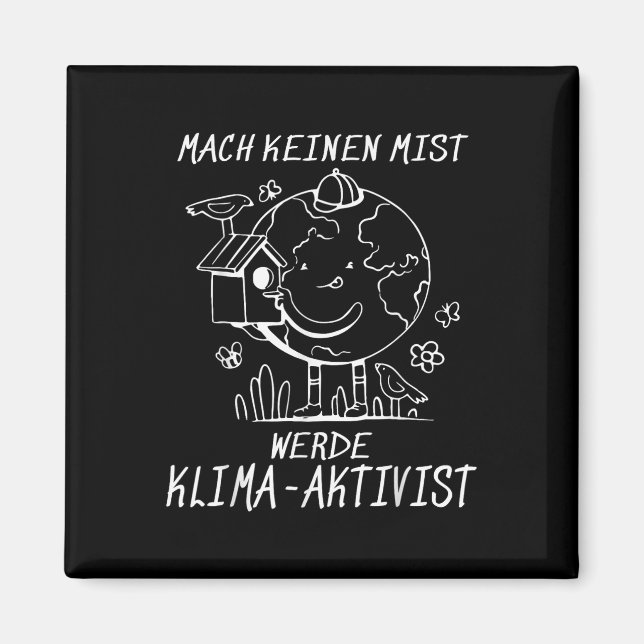 Imán Calentamiento global de la Tierra climática climát (Frente)