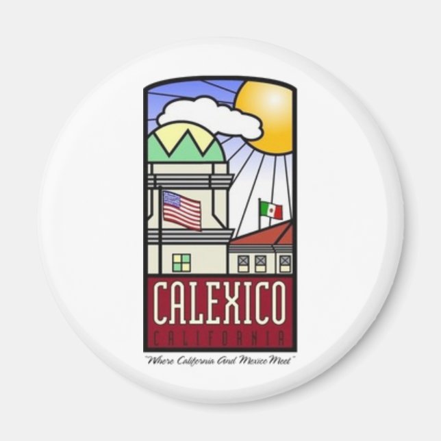 Imán Calexico, California Magnet (Frente)