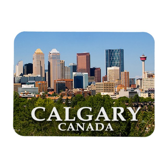 Imán Calgary - Magnet de Fridge Souvenir (Horizontal)
