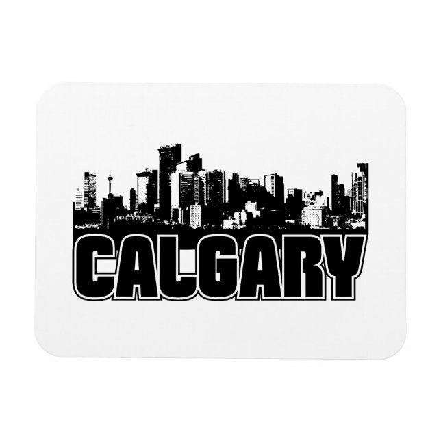 Imán Calgary Skyline (Horizontal)