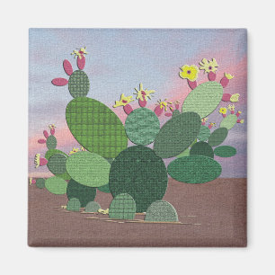 Imán Calico Cactus Magnet