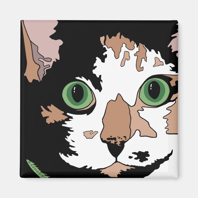 Imán Calico Cat  (Frente)