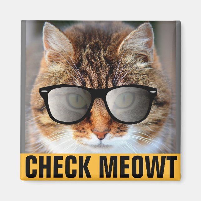 IMÁN CALICO CAT, COMPROBAR MAGNETS DE MEOWT (Frente)