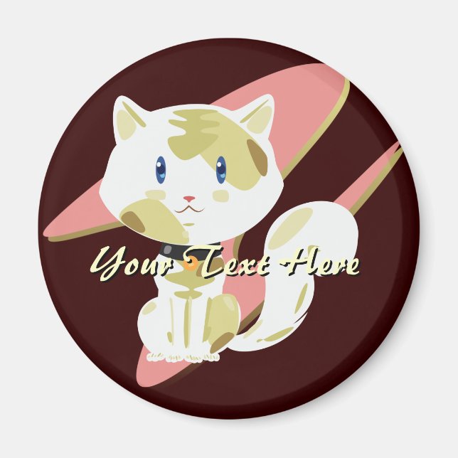 Imán Calico Cat Magnet (Frente)