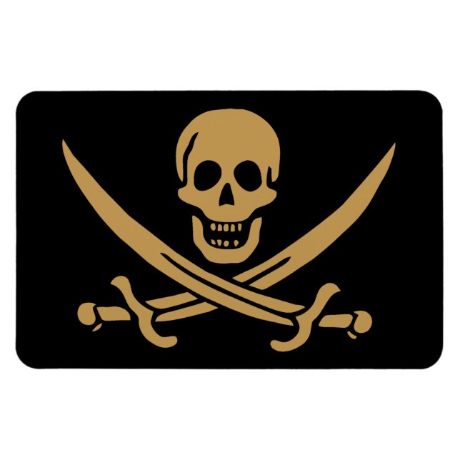 Imán Calico Jack, Pirata Azteca de Oro y Pirata de Cutl (Horizontal)