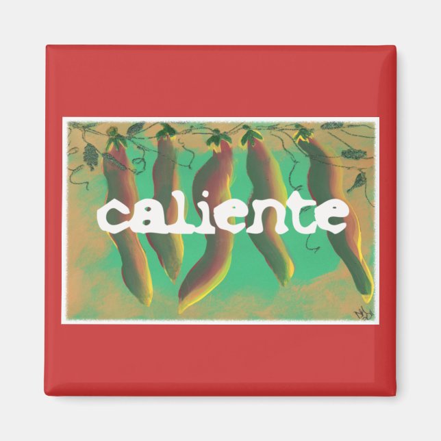 Imán Caliente caliente jalapeno Peppers (Frente)