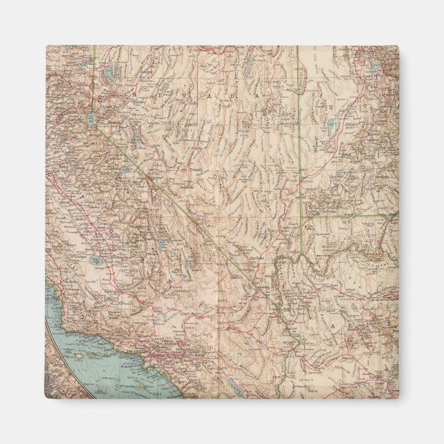 Imán Calif 14041, Nev, Utah, Ariz (Frente)