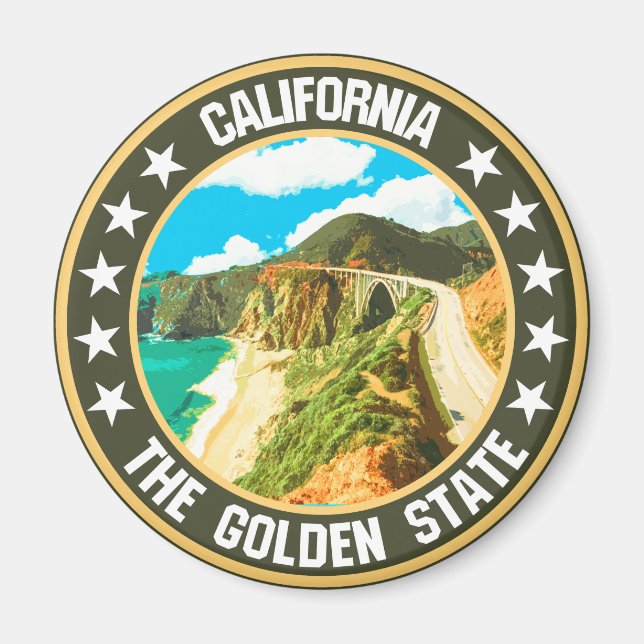 Imán California (Frente)