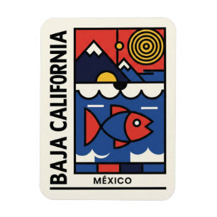 Imán California Baja moderna