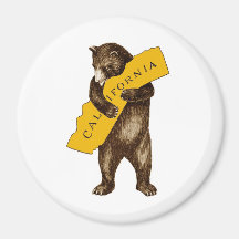 California Bear Hugging State I Love California