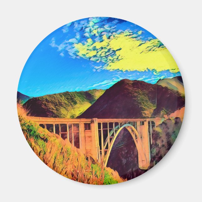 Imán California - BIXBY CREEK - Bridge (Frente)