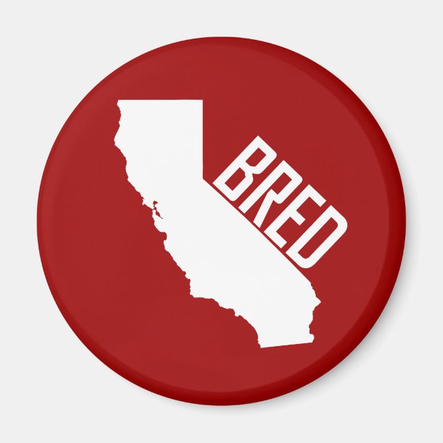 Imán California Bred (Frente)