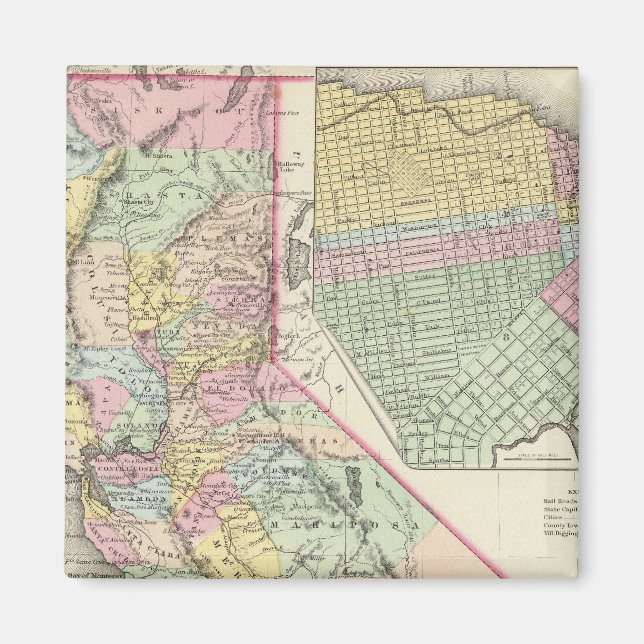 Imán California con la ciudad de San Francisco (Frente)