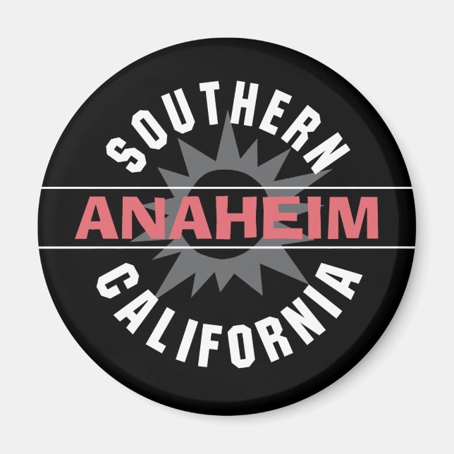 Imán California del Sur - Anaheim (Frente)