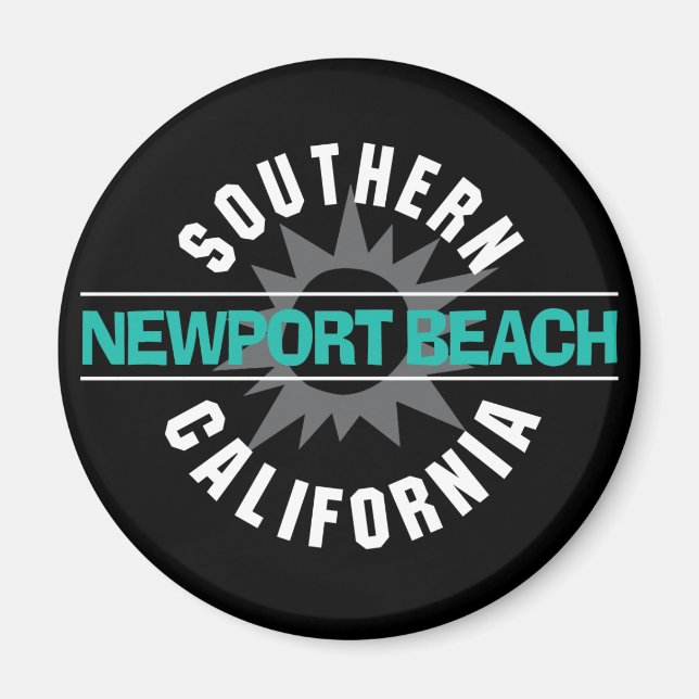 Imán California del Sur - Newport Beach (Frente)