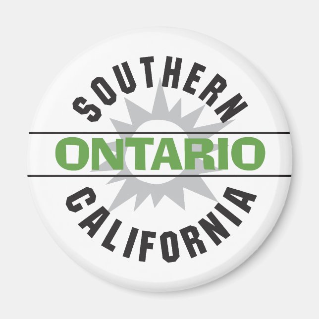 Imán California del Sur - Ontario (Frente)