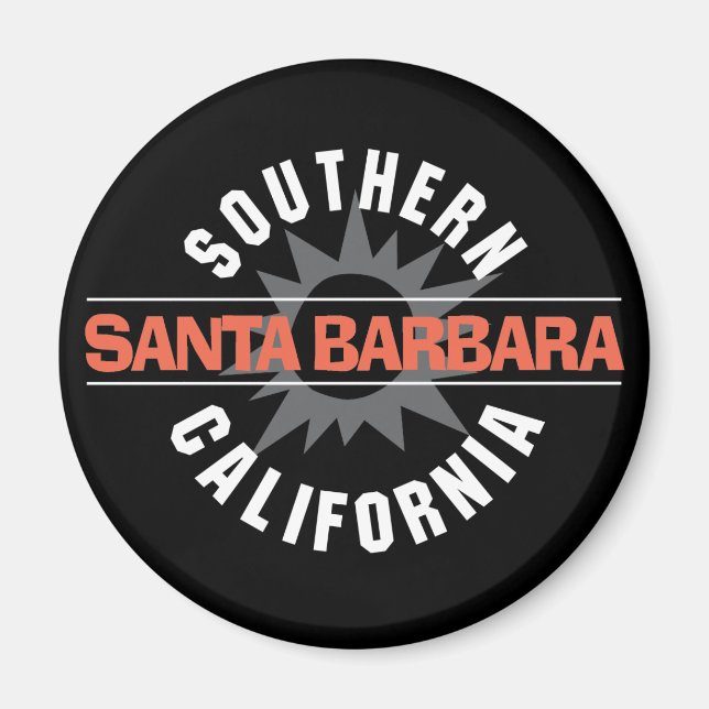 Imán California del Sur - Santa Barbara (Frente)