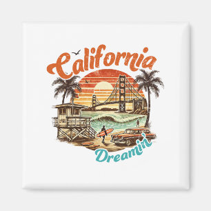 Imán California Dreamin’ - Puente costero, playa