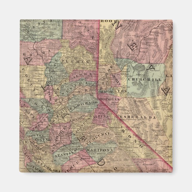 Imán California, Nevada (Frente)