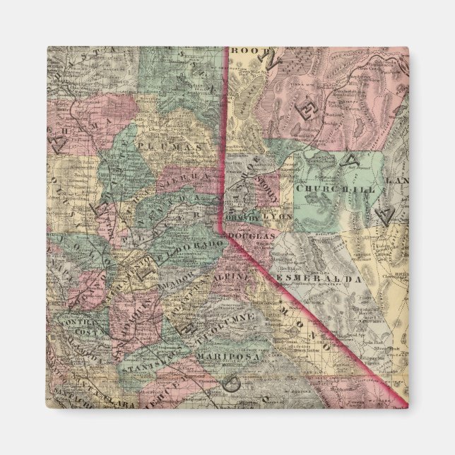 Imán California, Nevada 2 (Frente)